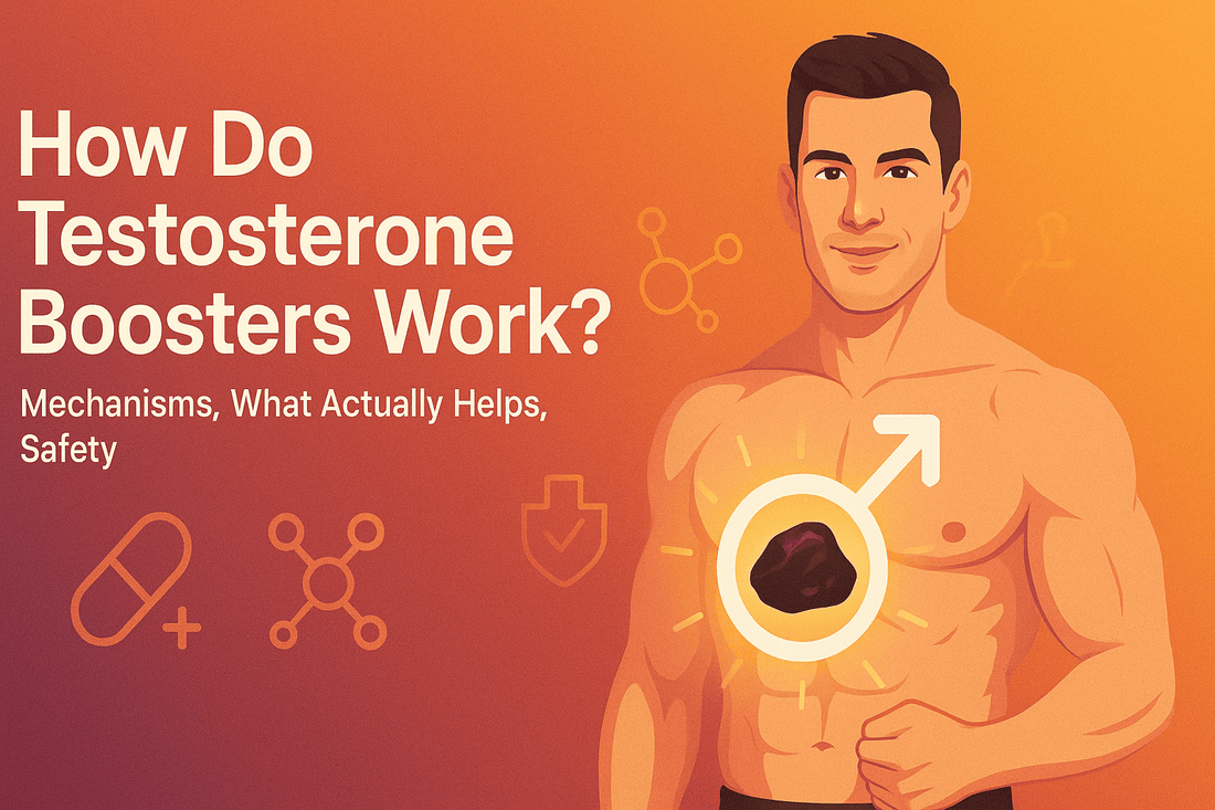 How Do Testosterone Boosters Work? — Mechanisms, What Actually Helps, Safety - Vedaeon